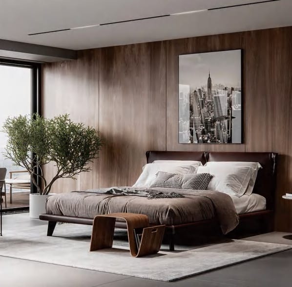 Slaapkamer · walnoot