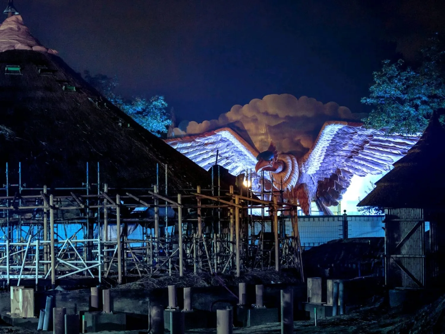 Efteling, Kaatsheuvel — Andamio y estructura portante