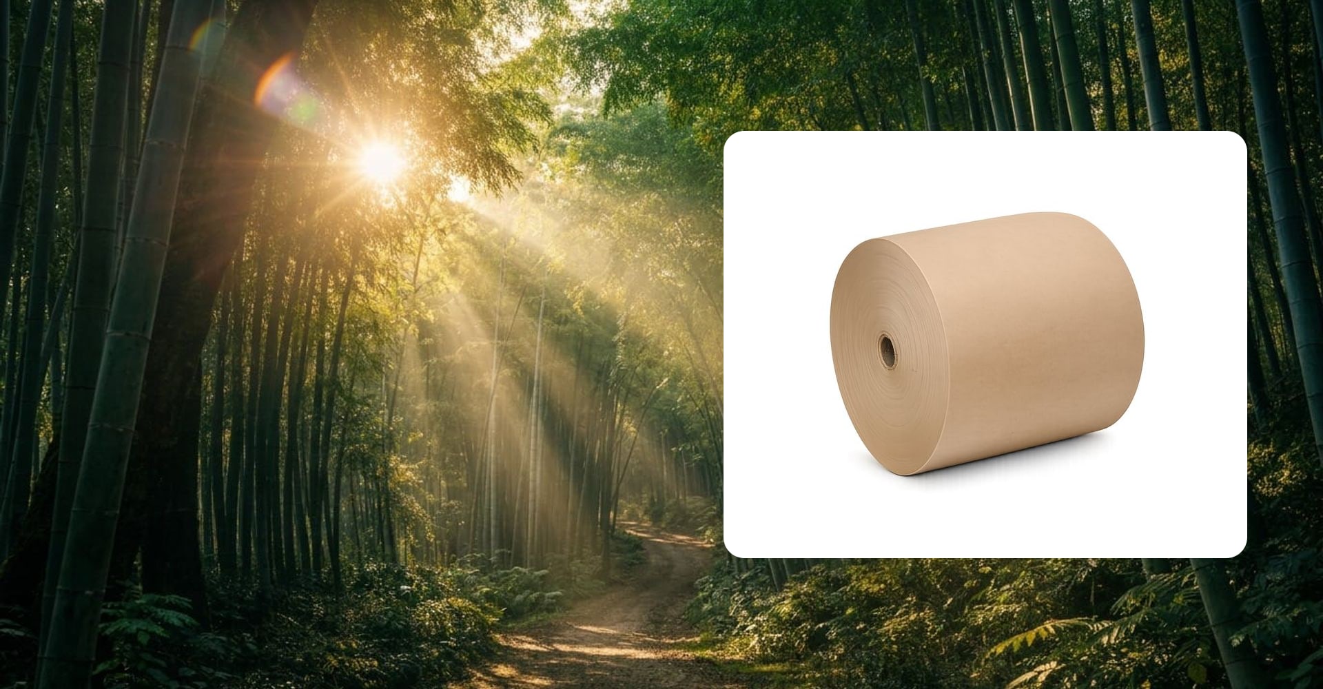 Bamboe Kraftpulp.