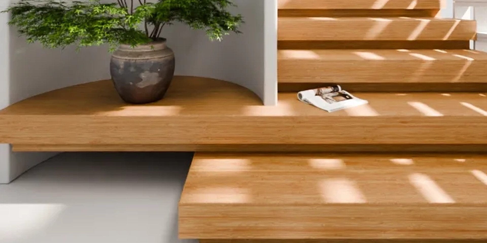 Duurzame, elegante Bamboe Trappen.